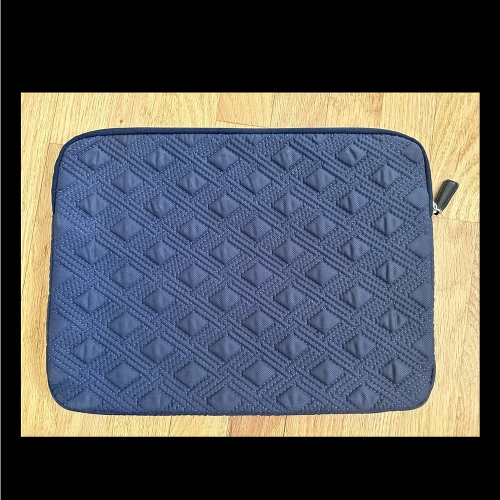 Tumi Blue Quilted Laptop Bag New
